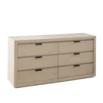 6 Drawer Dresser Solid Wood
