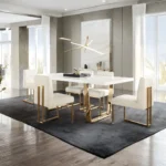 Cream Dining Chairs Set of 2