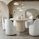 Round Pedestal Dining Table