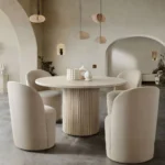 Round Pedestal Dining Table