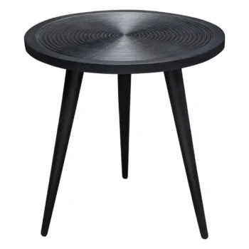 Round Wooden End Table