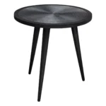 Round Wooden End Table