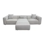 Sectional Sofa with Ottoman
