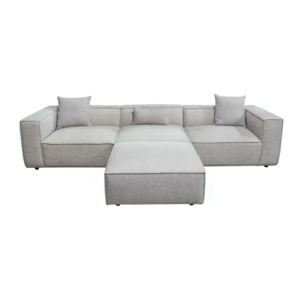 Sectional Sofa with Ottoman