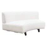 Armless Curved Sofa