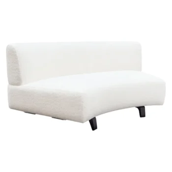 Armless Curved Sofa