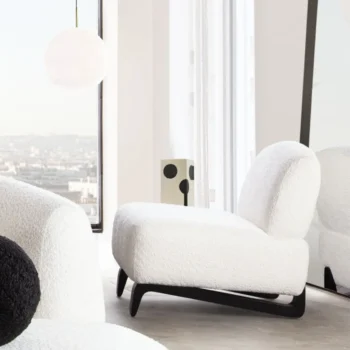 White Upholstered Chair