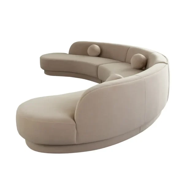 Curved Sectional Sofa