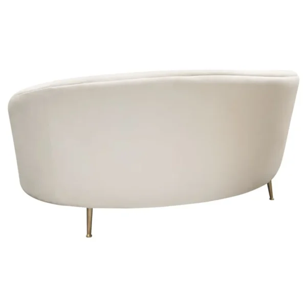 Cream Curved Sofa