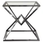 Glass Top End Table