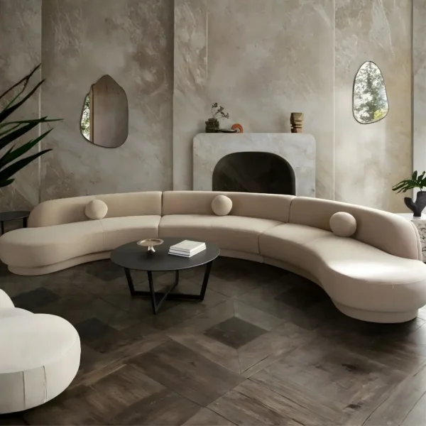 Curved Chaise Lounge