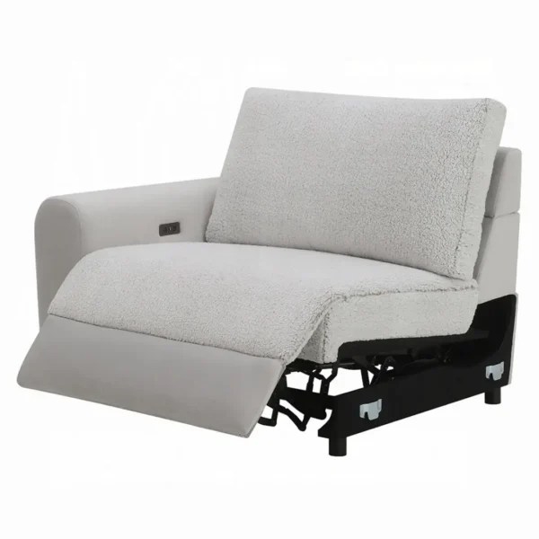 Tarrance Velvet Modular Power Lift Chair Recliner by ACME - Image 3