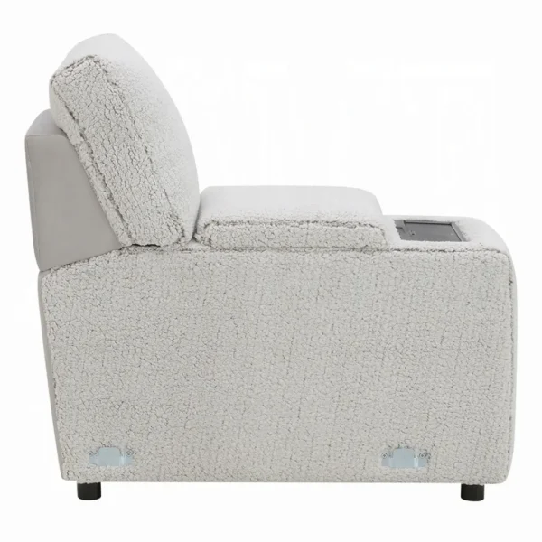 Tarrance Gray Modular Console with Wireless Charging by ACME - Image 2