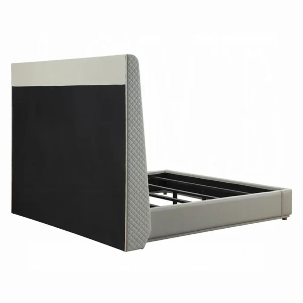 Jamonica Wood and Upholstered Bed Eastern King Size by ACME - Image 3