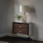 2 Drawer Nightstand Wood