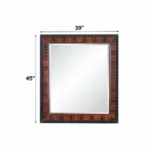 Jamonica Wooden Rectangle Mirror by ACME - Image 3