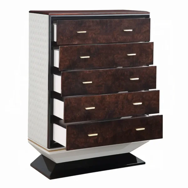 Jamonica Walnut Wood 5 Drawer Chest by ACME - Image 2