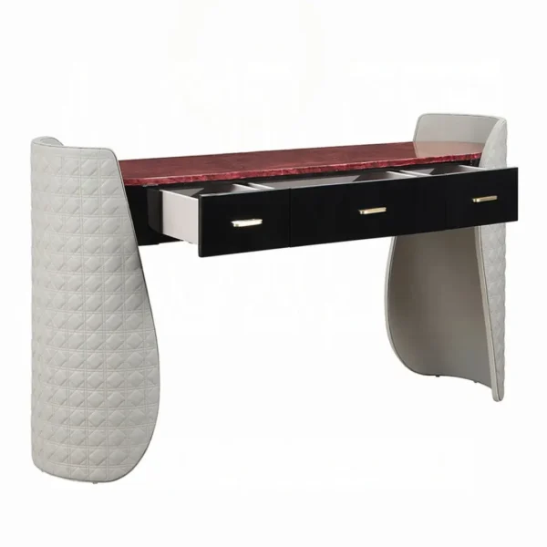 Jamonica Wood Vanity Desk by ACME - Image 2