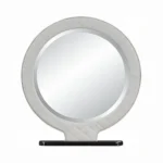 Jamonica Gray Round Vanity Mirror by ACME - Image 2