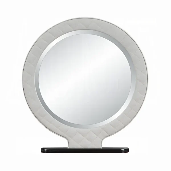 Jamonica Gray Round Vanity Mirror by ACME - Image 2