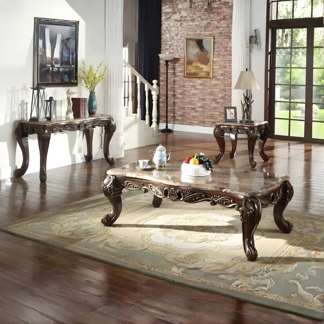 Classic Rectangle End Table By Mcferran | Mobilia Cleopatra 3 Rectangle End Table