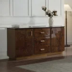 Brown Wood Dresser