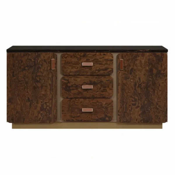 Marcelino Brown Wood Dresser by ACME - Image 2
