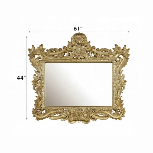 Bernadette Gold Wall Mirror by ACME - Image 4