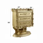 Bernadette Gold 3 Drawer Chest by ACME - Image 5