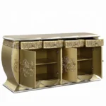 Bernadette Gold Server Cabinet by ACME - Image 2