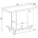 Sofa Console Table
