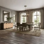 Casoria Walnut Wood Dining Side Chair (2/CTN) by Furniture Of America - Image 2