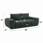Medwin Green Sectional Sofa by ACME - Image 6
