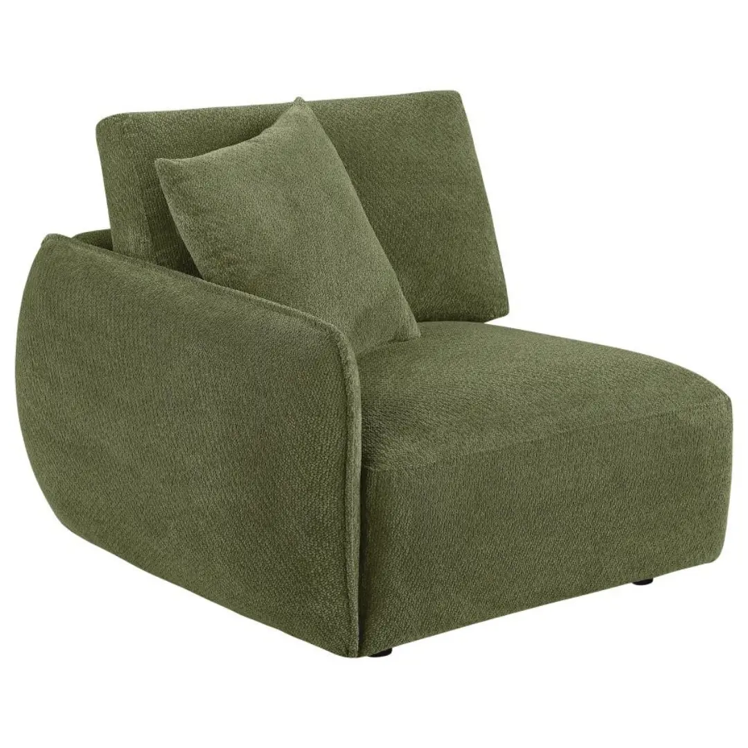 Elysia Chenille Green Living Room Chair By Coaster Furniture | Mobilia Cleopatra 3 Green Living Room Chair