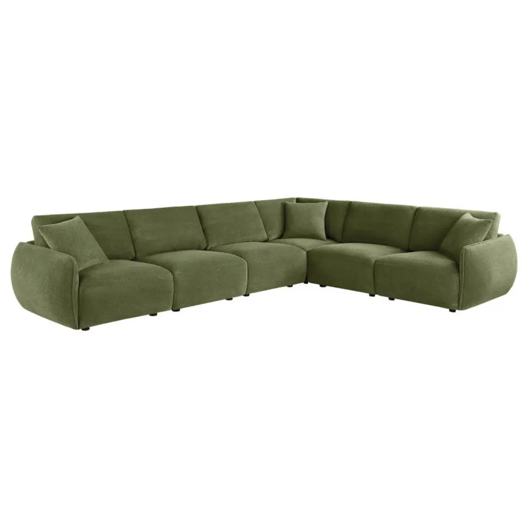 Elysia 6 Seater Sectional Sofa By Coaster Furniture | Mobilia Cleopatra 3 6 Seater Sectional Sofa