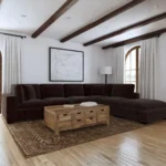 Chenille Fabric Chair