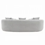 Barasa Oversized Compressed Dark Gray Sofa With 5 Pillows by ACME - Image 3