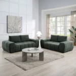 Medwin Compressed Green Loveseat by ACME - Image 7