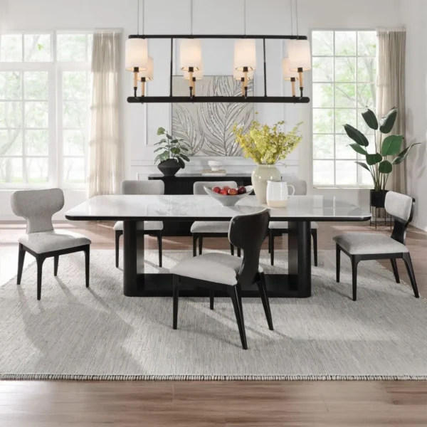 Koen Upholstered Dining Side Chair Set-2 by ACME - Image 7