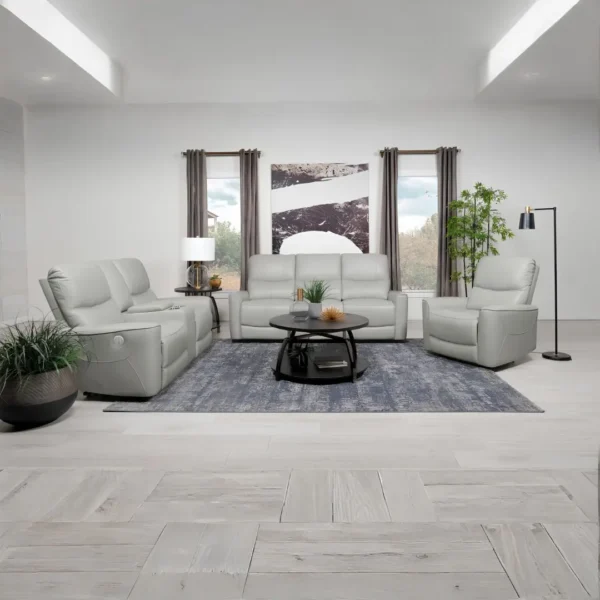 Leather Power Recliner Chair