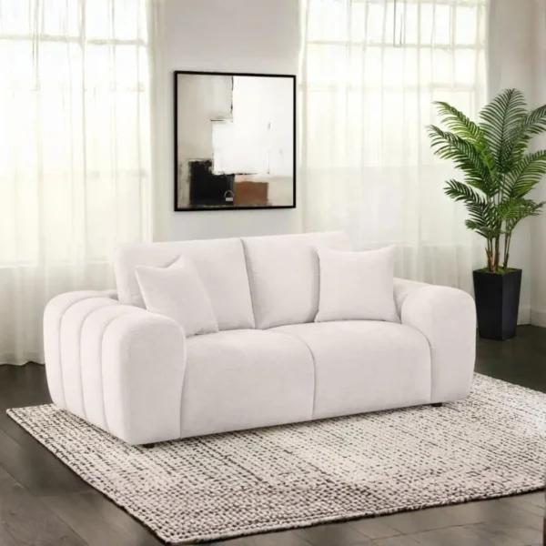 Chenille Loveseat