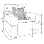 Modern Beige Armchair