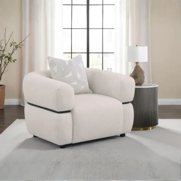 Modern Beige Armchair