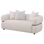 Beige Loveseat