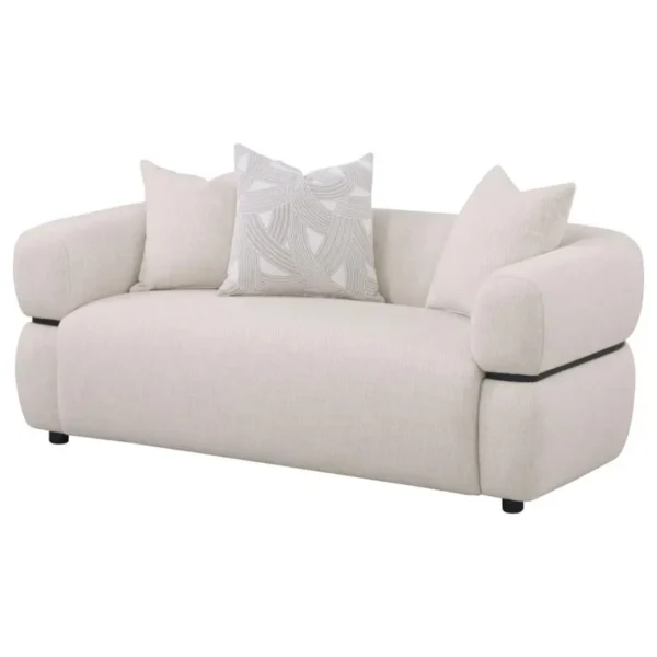 Beige Loveseat