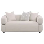 Beige Loveseat