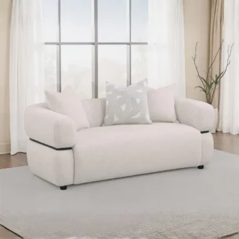 Beige Loveseat