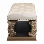 Constantine Gold Bench for Bedroom by ACME - Image 2