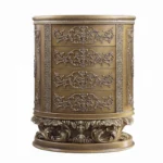 Constantine Gold Wooden Storage Chest by ACME - Image 3