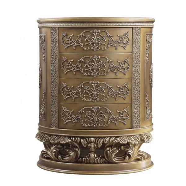 Constantine Gold Wooden Storage Chest by ACME - Image 3